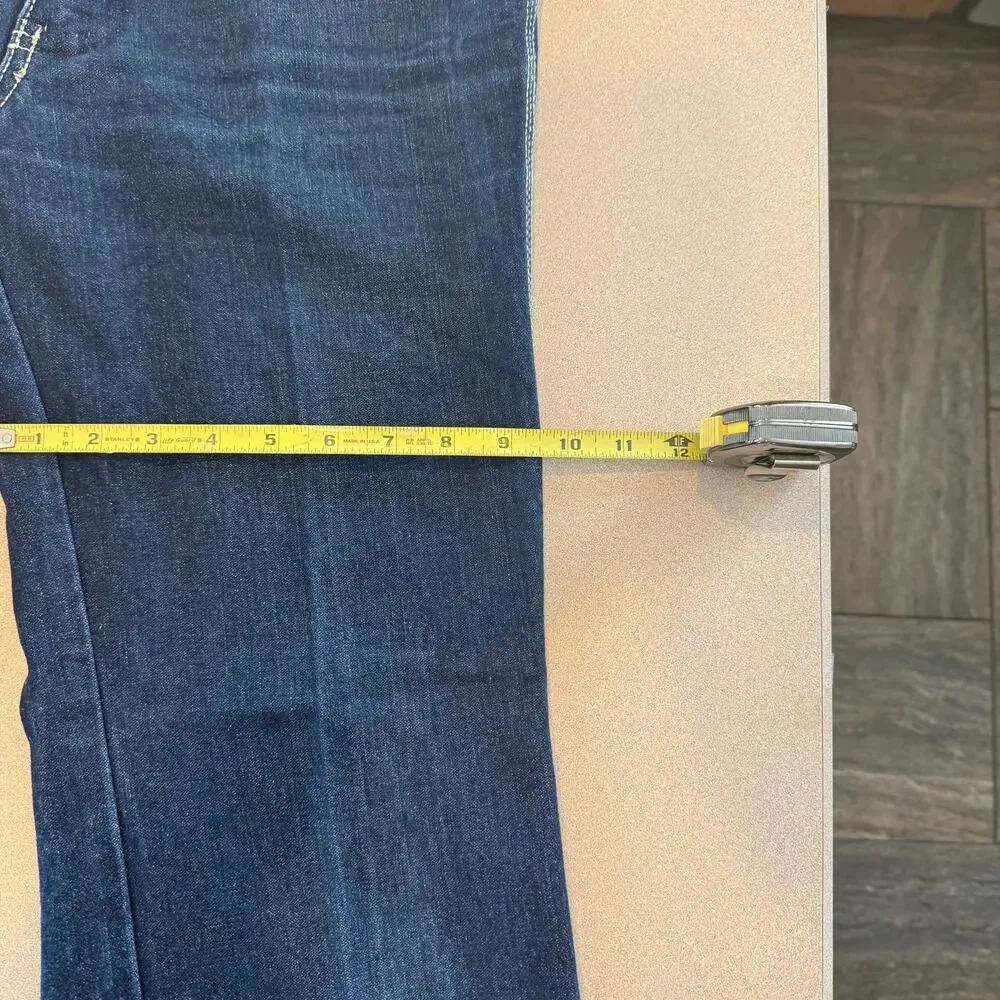 Y2K Vintage Jordache Jeans Straight Leg 80's SZ 11L  Dark Wash HEMMED 90'S